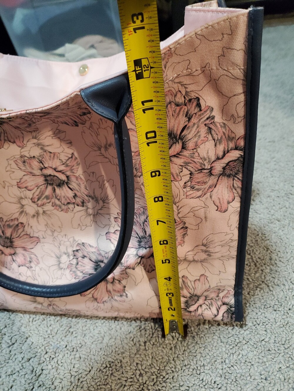 Victoria's Secret Floral Light Pink Tote - Picture 8 of 9